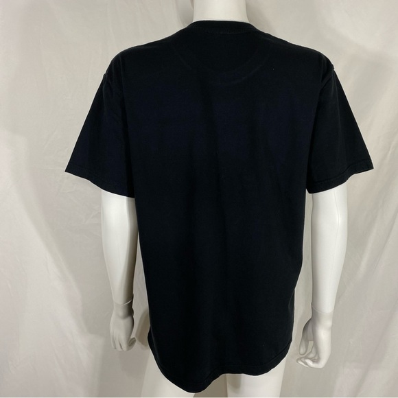 Yellowstone Let ‘er Rip Barn Wood & Animal Print Design Black Tee - Picture 7 of 7